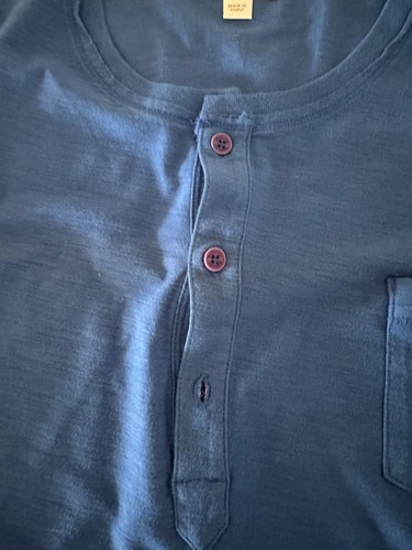 DIESEL MENS  LONG SLEVE T SHIRT   COLOR  BLUE    FAST SHIP - Picture 2 of 5