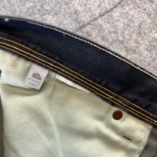 G-Star 3301 Jeans Mens 36 30 Dark Wash Blue Whiskers Y2K Regular Straight - Picture 9 of 11