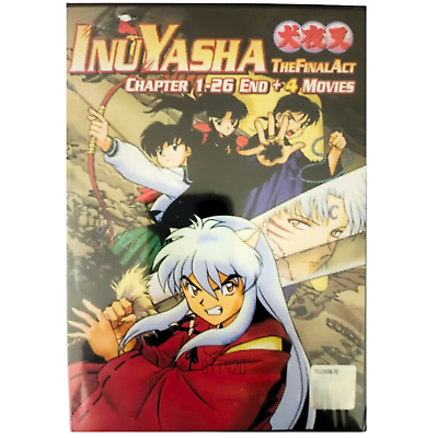 DVD Anime InuYasha: Kanketsu-hen (The Final Act) + 4 Movie w