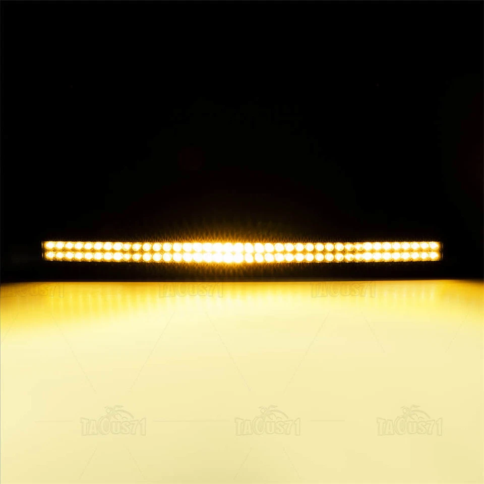 Kit de montaje en techo barra de luz LED estroboscópica ámbar/blanco 42"" para Toyota Tacoma 05-15 Foto 3 de 4