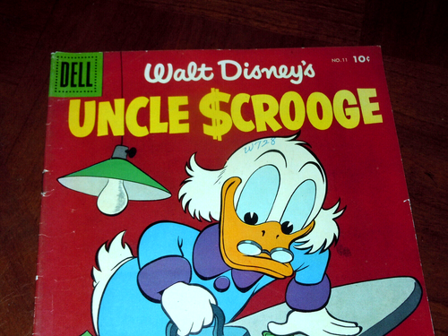 WALT DISNEY'S UNCLE SCROOGE #11 (DELL 1955) Carl Barks FINE (6.0) cond. - Picture 2 of 6