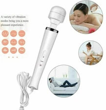Cord white Handheld Massager Electric Vibrating Massage Full Body Gift for Women