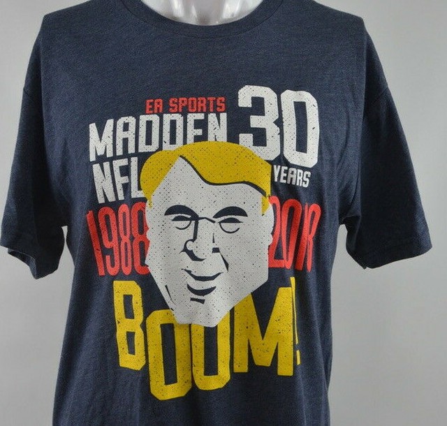 EA Sports Madden 2018 - 30 Years BOOM! - T-Shirt - RARE! | eBay