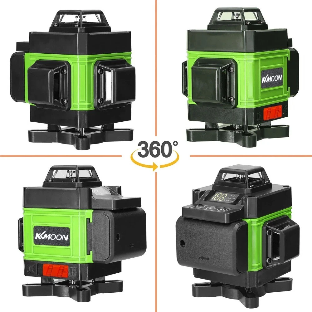 Rechargeable Laser Level with Vertical Cross Lines and Lithium Battery