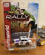 New MOC Auto World HO X-Traction Ultra G Rally 1970 Datsun 510 5 Tokyo Slot Car