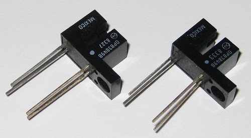 2 X Optek Slotted Optical Switch with Mounting Bracket - 2 mm Slot Width - 1.2mm - Picture 1 of 6