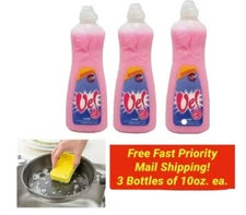 (3PK-10oz) Vel Rosita Ultra Concentrate Dish Grease Remover Soap 