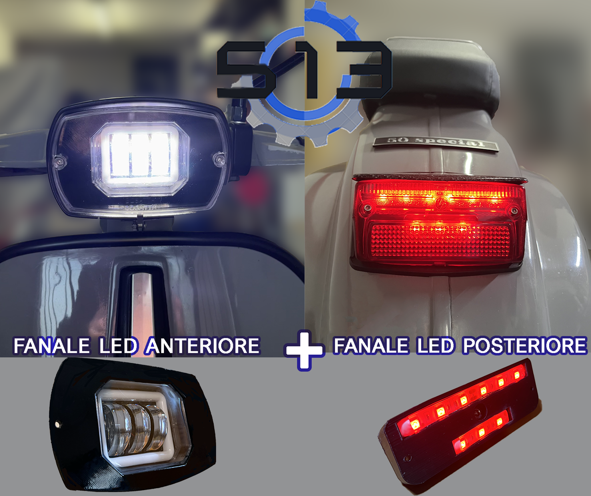 Faro Posteriore Led Vespa 50 Special KIT PZ FANALE ANTERIORE FARO