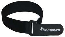 Reusable Cinch Straps 2" x 100" - 2 Pack - Hook and Loop Straps Black Black