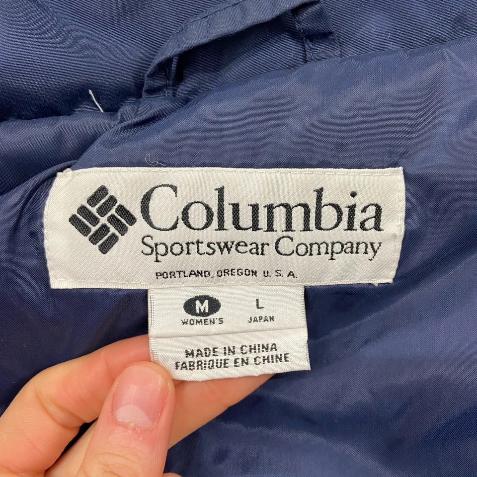 Columbia Sportswear Jacket Women's Medium Blue Outdoors Techgear Skiing Hiking Foto 4 de 4