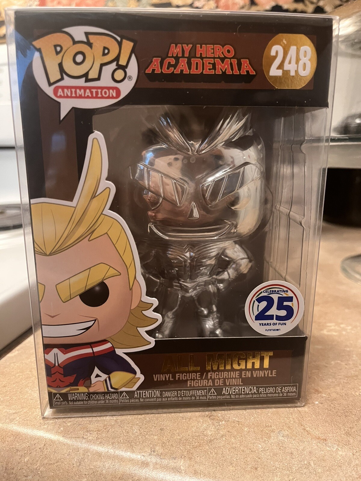 Funko Pop! Vinyl: My Hero Academia - All Might (Silver Chrome) -