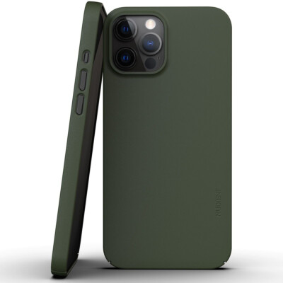Nudient Thin Precise Hardcasehülle Schuthülle Apple iPhone 12 Pro Max Pine Green