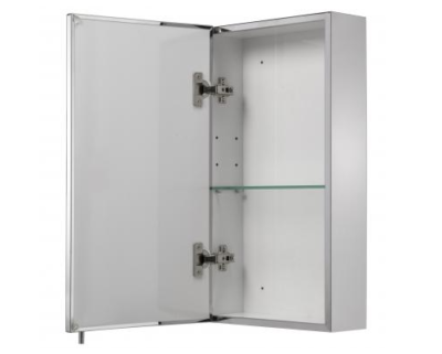 キャビネット CROYDEX WC736005 Anton Single Door Stainless Steel Cabinet (Open