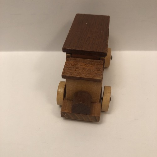 Handmade Wooden Toy Box Truck - Picture 2 of 9