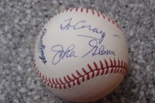 JOHN GLENN Autographed Signed RAWLINGS Baseball - To Craig