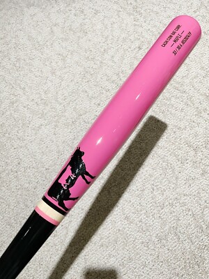 Victus TATIS23 Batte de baseball en bois d'érable pour adulte Rose/vert fluo Érable Pro Reserve, 33