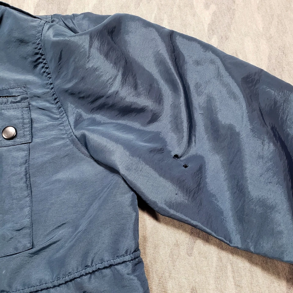 CPT Cockpit USA Jacket Mens XL Blue Zip Up Lightweight Nylon Military - Image 4 of 4