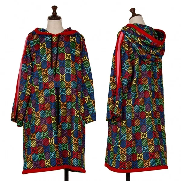 GUCCI Psychedelic GG Pattern Hooded Dress Size M(K 121902)