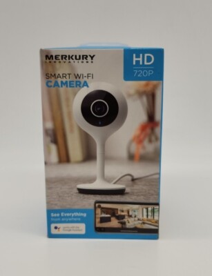 Merkury Innovations Smart WiFi Camera 720P Voice Control, Motion