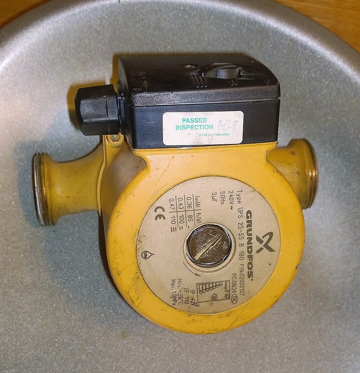 Grundfos 25/55 B 180 3 Speed Central Heating Pump | eBay