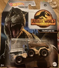 Hot Wheels Jurassic World Dominion Character Cars - TYRANNOSAURUS REX Mattell