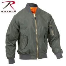 Chaqueta de vuelo ligera Rothco MA-1 - verde salvia