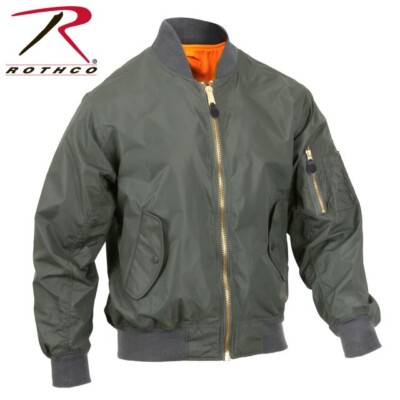 Rothco Lightweight MA-1 Flight Jacket - Sage Green