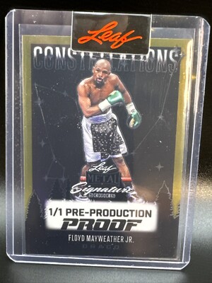 2024 Leaf Metal Floyd Mayweather Jr Constellations Pre Production