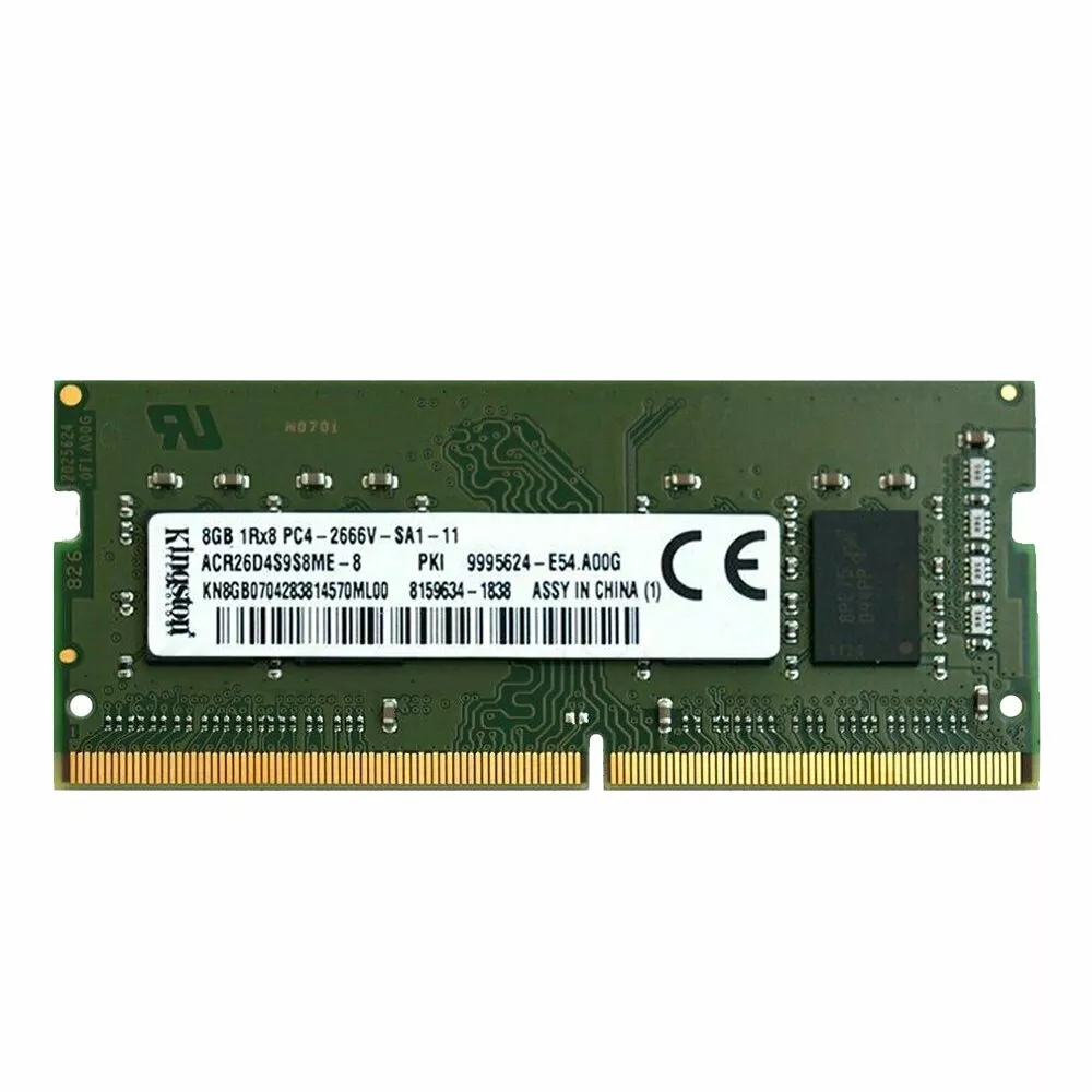 8GB 4GB DDR4 2666MHz 1Rx8 PC4-21300 ACR26D4S9S8ME-8 1.2V Laptop RAM For  Kingston