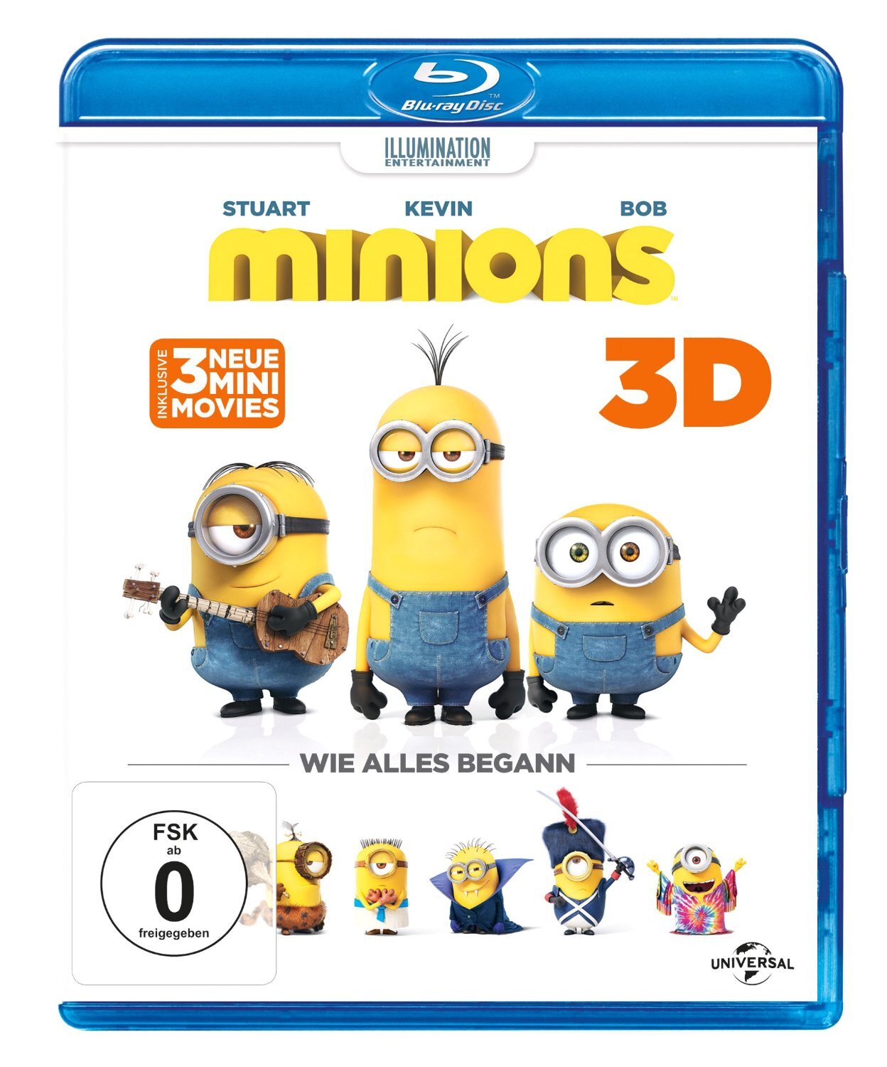 Minions: Wie Alles Begann 3D (Special 2-Disc Edition im Pappschuber) [Blu-ray] - Bild 2