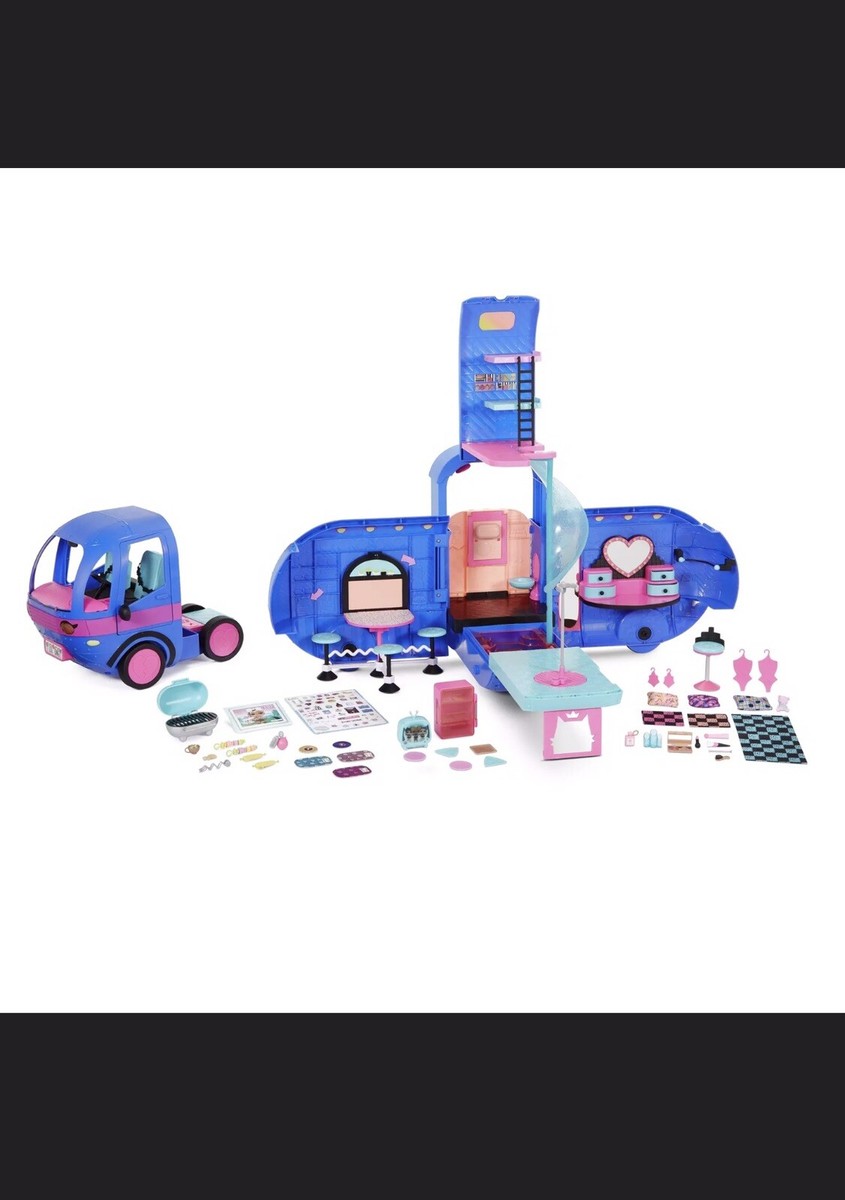 Glamper Fashion Camper Dollhouse LOL Surprise OMG 4-in-1 with 55 Surprises Blue | eBay Glamper Fashion Camper Dollhouse LOL Surprise OMG 4-in-1 with 55 Surprises Blue | eBay