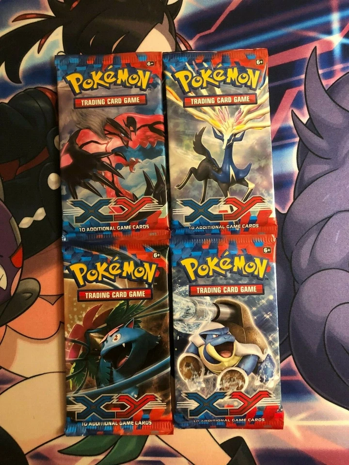 Pokemon XY Base Set x4 Booster Packs - 1 de cada 4 artes totales - Nuevo y precintado Foto 2 de 4