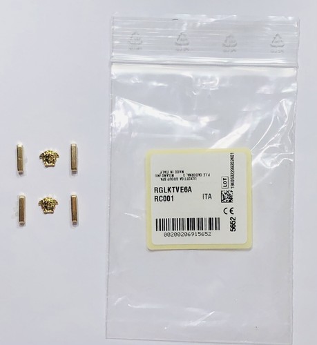 Versace VE 4460D VE 3344 VE 3348 Golden Replacement Temple Side Logo Genuine - Picture 8 of 11