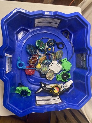 Beyblade Collection with 10+blades and launchers and arena