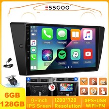 9" Car Stereo Radio 6+128GB For BMW 3 Series E90 E91 E92 E93 GPS Navi BT FM+AHD
