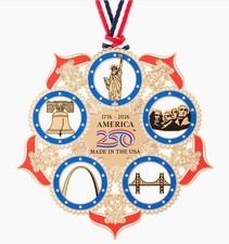 America250 American Icons Ornamento - 250 Aniversario Casa Blanca Ornamento