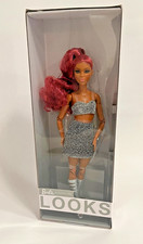 Barbie Signature Looks Doll #7 Tamika Petite Curly Red Hair HCB77 Black Label