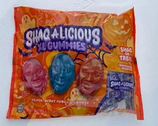 4x SHAQ-A-LICIOUS Individually Wrapped XL Gummies Original Flavor Snack Size