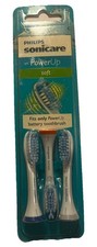 Genuine Philips Sonicare PowerUp Replacement Toothbrush Brush Heads 3 Count
