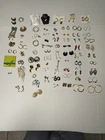 Vintage Lot Of 75 Pairs Of Costume Jewelry Earrings Pierced Post Dangle Avon