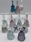 Lot of 12 FENTON Hand Painted & Signed 4.5” Bells ** INSTANT COLLECTION **