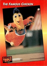 1992 Donruss Triple Play Baseball The Famous Chicken San Diego Padres #138