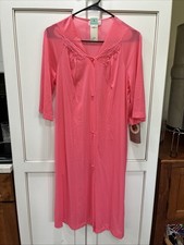 Vintage Vassarette Nightgown xl Fuschia Pink Nylon Sissy Vintage Lingerie