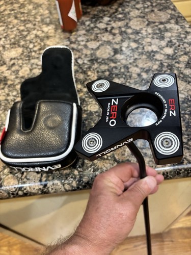 33" RH Evnroll Zero ERZ Putter, Original Grip & Headcover, Not A Scratch - Picture 4 of 9