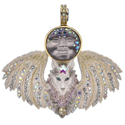 #ad #ad Kirks Folly Spirit Of The Wolf Moon Magnetic Enhancer goldtone $64.50