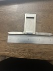 D.E. Lynch Vintage Money Clip Pocket Knife Nail File   Stainless MINT Watseka,IL — photo 3
