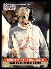 1991 Pro Set George Seifert San Francisco 49ers #297