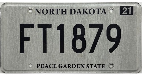 *BARGAIN BIN*  2021 North Dakota FLEET TRAILER License Plate #FT 1879
