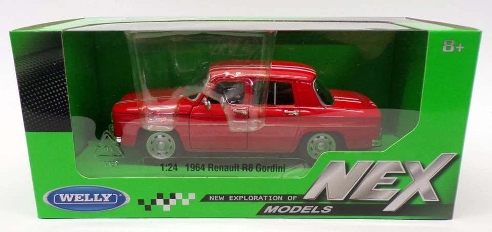 Coche modelo Welly escala 1/24 24015W - Renault R8 Gordini 1964 - rojo Foto 4 de 4