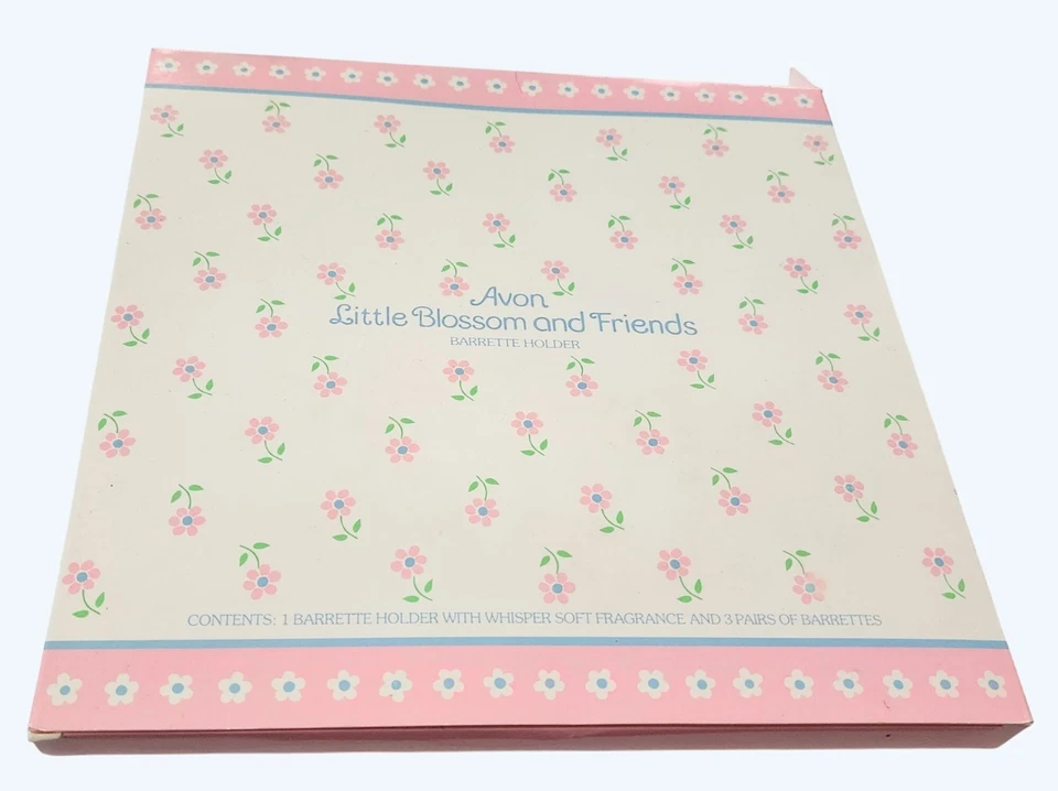 Juego de soporte de pasador vintage Avon Little Blossom and Friends con flora caprichosa Foto 4 de 4